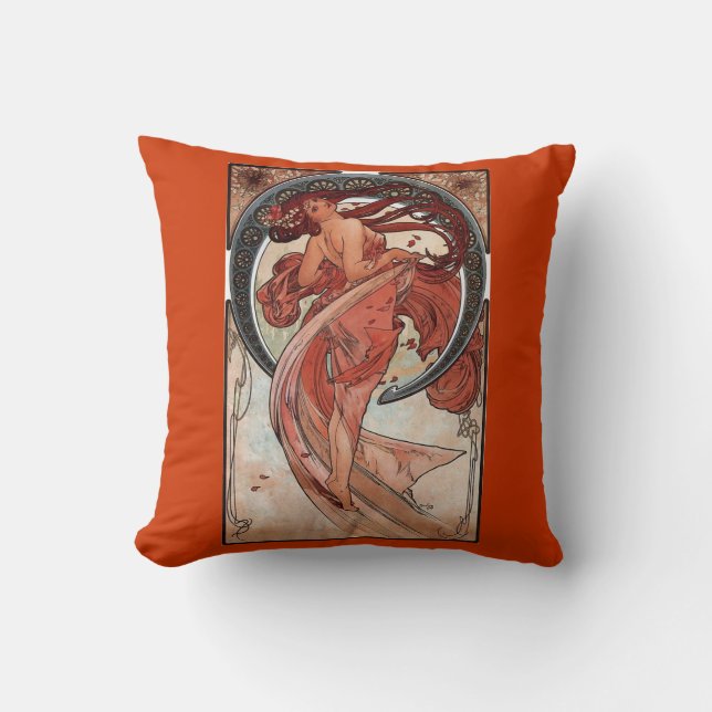 Mucha Dance en Gypsy pillow Kussen (Voorkant)