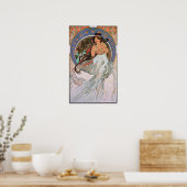 Mucha - De Kunst Muziek Poster (Keuken)