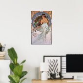 Mucha - De Kunst Muziek Poster (Thuiskantoor)
