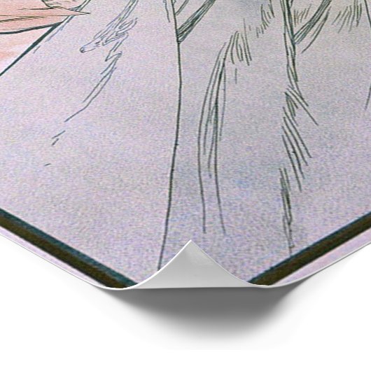 Mucha - De Kunstmuziek Poster (Hoek)