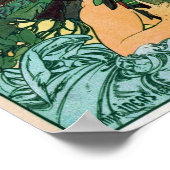 Mucha - een Inca - Man en de goddess Incas - kwal Poster (Hoek)