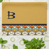 Mucha en Cliff - Monogrammed Theedoek (Gevouwen)