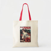 Mucha fietsen perfecta women fiets rode jurk tote bag (Voorkant)