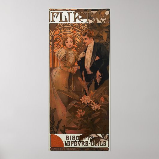 Mucha - Flirt Poster (Voorkant)