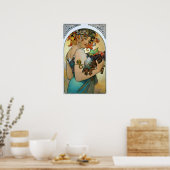 Mucha - Fruit Poster (Keuken)