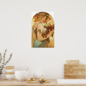 Mucha - Fruit Poster (Keuken)