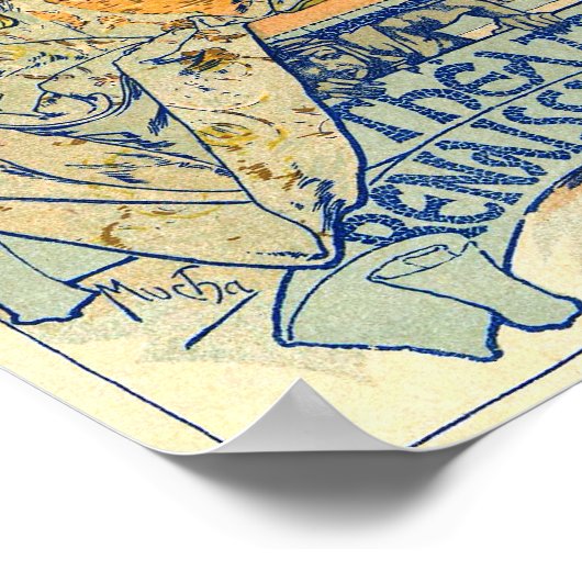 Mucha - Gismonda 1894 Poster (Hoek)