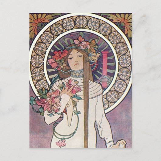 Mucha Goddess Briefkaart (Voorkant)