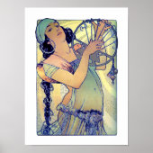 Mucha Gypsy meisje Poster (Voorkant)
