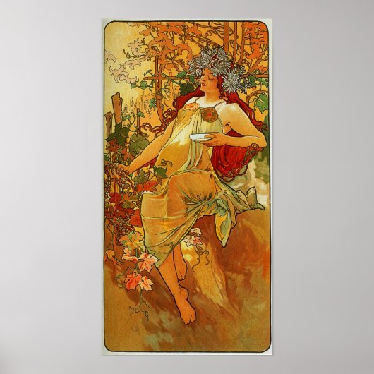 Mucha - herfst 1896 poster (Voorkant)