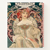Mucha illustratieplanner Notitieboek (Achterkant)