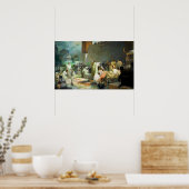 Mucha - Invoering van slavische liturgie Poster (Keuken)