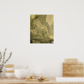 Mucha - Juillet Cocorico Poster (Keuken)