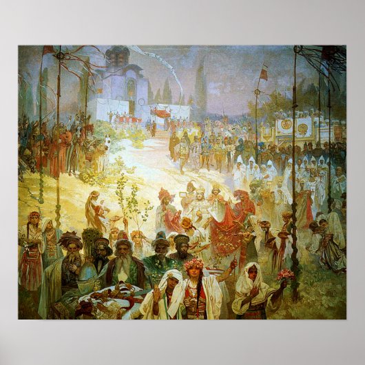 Mucha - Kroon Dusan Poster (Voorkant)