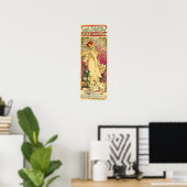 Mucha - La Dame Aux Camelias Poster (Thuiskantoor)