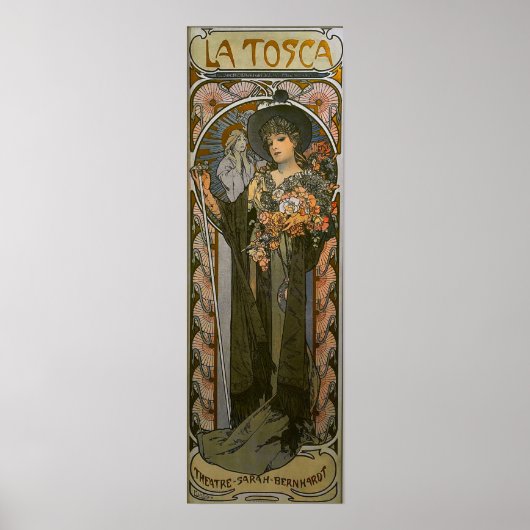 Mucha - La Tosca 1901 Poster (Voorkant)