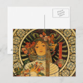 Mucha La Trappistine Briefkaart (Voorkant / Achterkant)