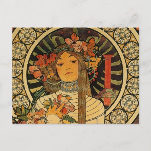 Mucha La Trappistine Briefkaart (Voorkant)