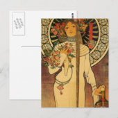 Mucha La Trappistine Briefkaart (Voorkant / Achterkant)