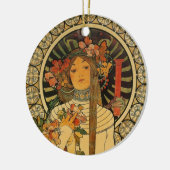 Mucha La Trappistine Keramisch Ornament (Links)