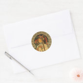 Mucha La Trappistine Ronde Sticker (Envelop)