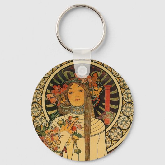 Mucha La Trappistine Sleutelhanger (Voorkant)