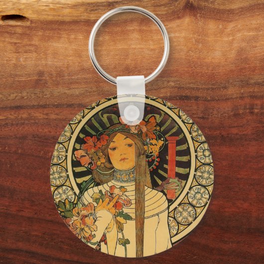 Mucha La Trappistine Sleutelhanger (Voorkant)