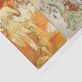 Mucha lady art-ontkoppeling tissuepapier (Detail)