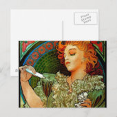 Mucha Lance Parfum Rodo Briefkaart (Voorkant / Achterkant)