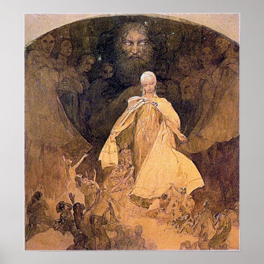 Mucha - Leeftijd van Wisdom 1938 Poster (Voorkant)