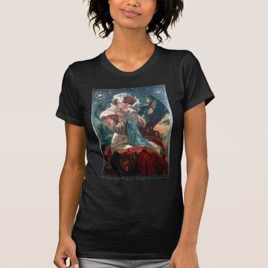 Mucha Lefevre-Utile art deco damesrode jurk (Voorkant)