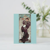 Mucha Lorenzaccio theaterrenaisance man Briefkaart (Staand voorkant)