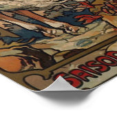 Mucha - Luchon 1895 Poster (Hoek)