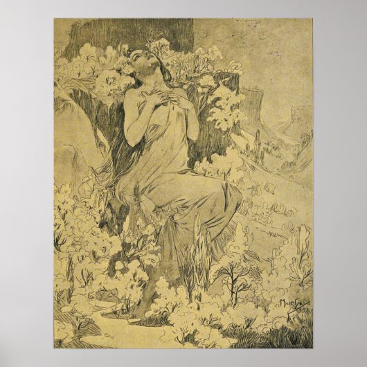 Mucha - Mai Cocorico Poster (Voorkant)