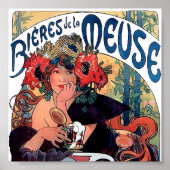 Mucha-Meuse-1890 Poster (Voorkant)