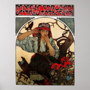 Mucha - Moraviair Teachers' Choir 1911 Poster