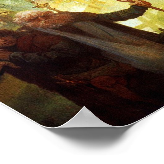 Mucha - Mount Athos 1926 Poster (Hoek)