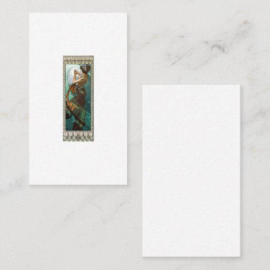 Mucha North Star Visitekaartje (Voorkant / Achterkant)