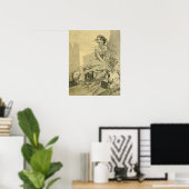 Mucha - Octobre Cocorico Poster (Thuiskantoor)