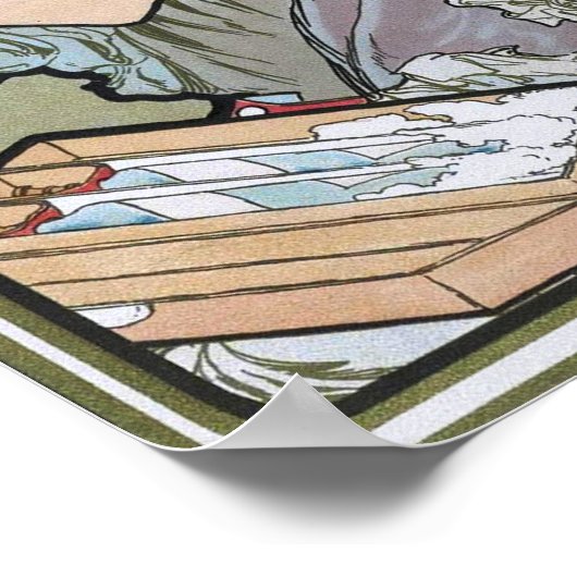 Mucha - Parfum 1896 Poster (Hoek)