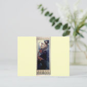 Mucha Polar Star Art Deco Briefkaart (Staand voorkant)