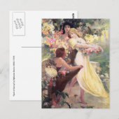 Mucha Postcard: Spirit of Spring Briefkaart (Voorkant / Achterkant)