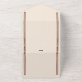 Mucha Poster Alles in één bruiloft Uitnodiging (Buitenkant)