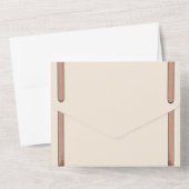 Mucha Poster Alles in één bruiloft Uitnodiging (Achterkant)