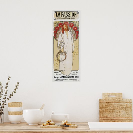 Mucha Poster: La Passion/The Passion of Christus Poster (Keuken)