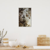 Mucha Poster Print - Illustratie van Le Pater ~ (Keuken)