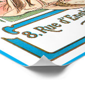 Mucha Poster Print: parfum en advertentie (Hoek)