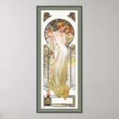 Mucha Poster Print: Sylvais Perfume Ad (Voorkant)