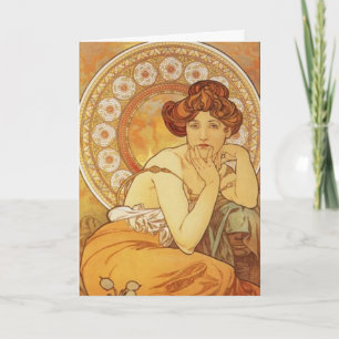 Mucha ~ "Precious Stone - Topaz" November 2010 Kaart