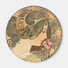 Mucha Primrose CC0639 Fridge art collectie Magnet